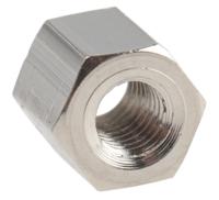 htsb-m3-05-5-1 Essentra Threaded Standoff, M3 Thread, 5mm Body, Brass, Female/Female