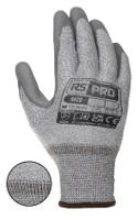 ln659-09 RS PRO Grey Nylon, Polyurethane Cut Resistant Work Gloves, Size 9, Large, Polyurethane Coating
