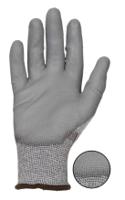ln659-09 RS PRO Grey Nylon, Polyurethane Cut Resistant Work Gloves, Size 9, Large, Polyurethane Coating