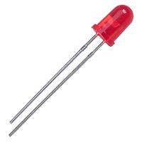 ltl-307p Lite-On2.6 V Red LED 5mm Through Hole, LTL-307P