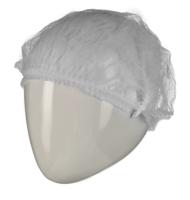m0312 RS PRO White, One-Size Polypropylene, Mob Cap Type
