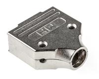 mhdm15-k MH Connectors MHDM Series Zinc D Sub Backshell, 15 Way, Strain Relief