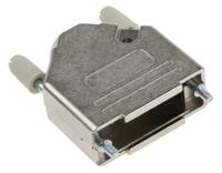 mhdtzk15-ra-pc-k MH Connectors MHDTZK-RA Series Zinc D Sub Backshell, 15 Way, Strain Relief