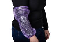 o0099 RS PRO Purple Disposable Polythene Arm Protector for Liquid Splash Protection Use, 400mm Length