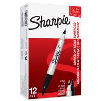 s0811100 Sharpie Extra Fine Tip Black Marker Pen