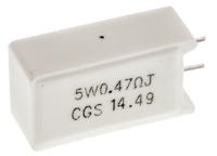 sqmw5r47j TE Connectivity 470mΩ Wire Wound Resistor 5W ±5% SQMW5R47J