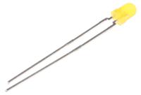 tlhy4400 Vishay3 V Yellow LED 3mm Through Hole, TLHY4400