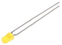 tlhy4400 Vishay3 V Yellow LED 3mm Through Hole, TLHY4400
