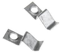 tmc209-zp UVOX Galvanised Steel Spring Clip, 16.5mm x 7mm x 6mm, 4mm