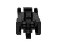 tst02pa00-192990-0350 ITT Cannon, Trident Male Connector Housing, 5.08mm Pitch, 2 Way, 1 Row