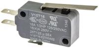v15t16-ez100a02 Honeywell Leaf Lever Microswitch, Tab Terminal, 16 A @ 250 V ac, SPDT